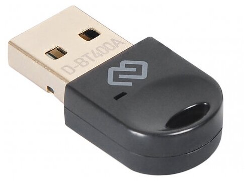 Адаптер USB Digma D-BT400A Bluetooth 4.0+EDR class 1.5 20м черный