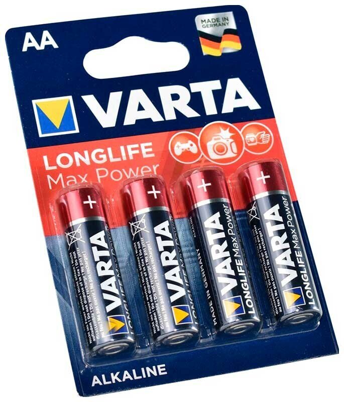 Батарейки Varta Max T. AA Bli Alkaline, 2 шт. (4706101412) - фото №4