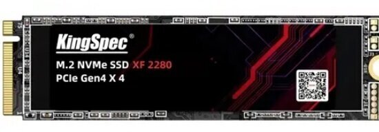 Накопитель SSD Kingspec 512Gb PCI-E 4.0 x4 M.2 (XF-512)