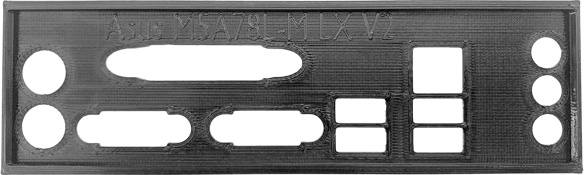 Заглушка для компьютерного корпуса к материнской плате Asus M5A78L-M LX V2 black