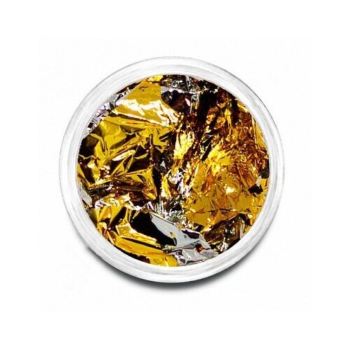 PUF, фольга для дизайна (золото/серебро №1)