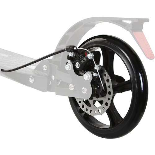 Колесо для самоката Larsen Step Disc (комплект - заднее колесо, диск, суппорт, трос) тормозной трос в оплетке задний