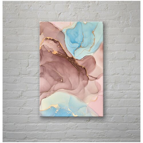 Картина на стекле для интерьера, на стену, подарок красочный АРТ 1 40х60см