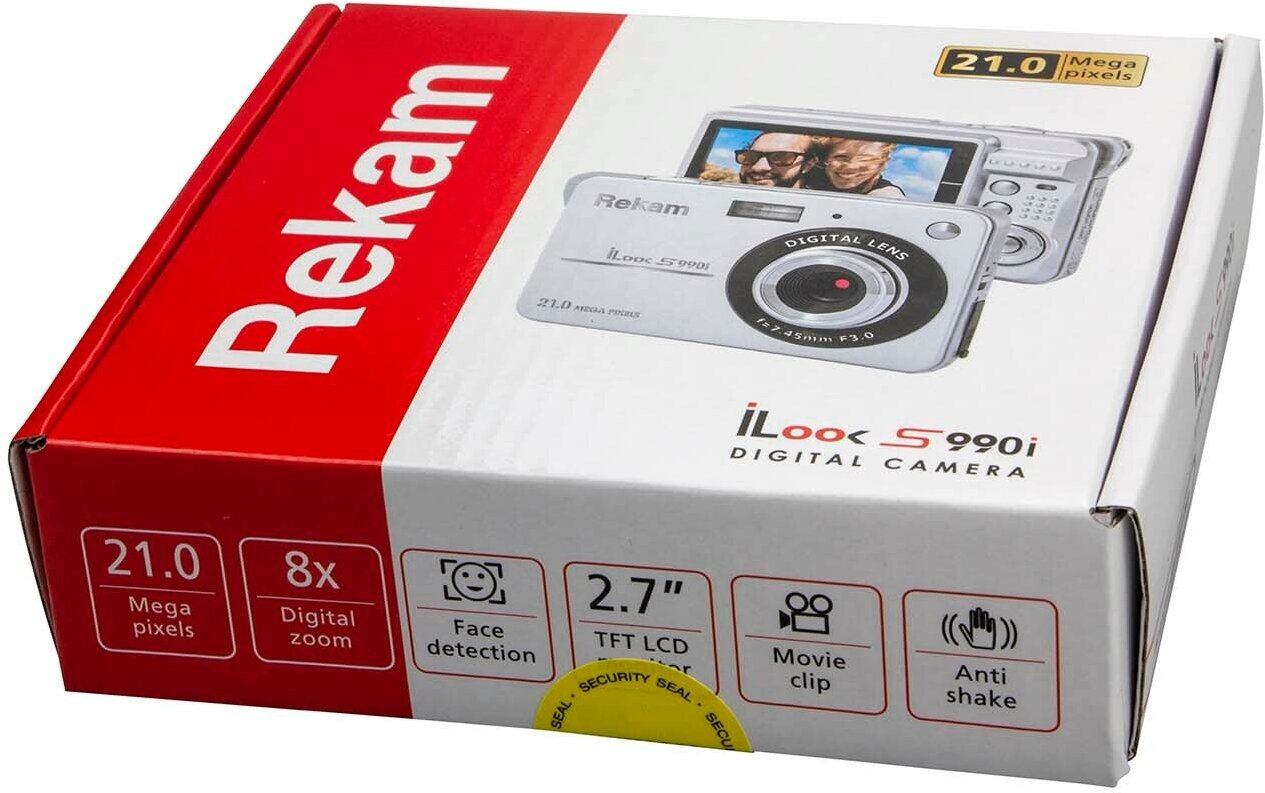 Фотоаппарат Rekam iLook S990i, серебристый - фото №9