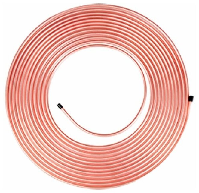 Труба медная Ballu Olympic 1/2" диаметр 127мм стенка 070мм бухта 15м (для кондиционера)