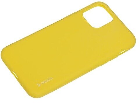 Чехол (клип-кейс) DEPPA Gel Color Case, для Apple iPhone 11 Pro, желтый [87239] - фото №2