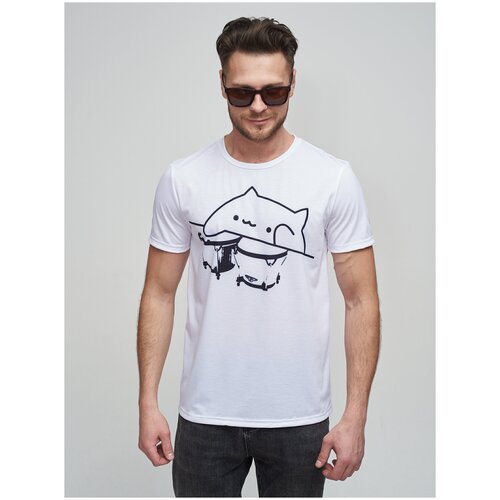 фото Футболка, размер m, белый yv