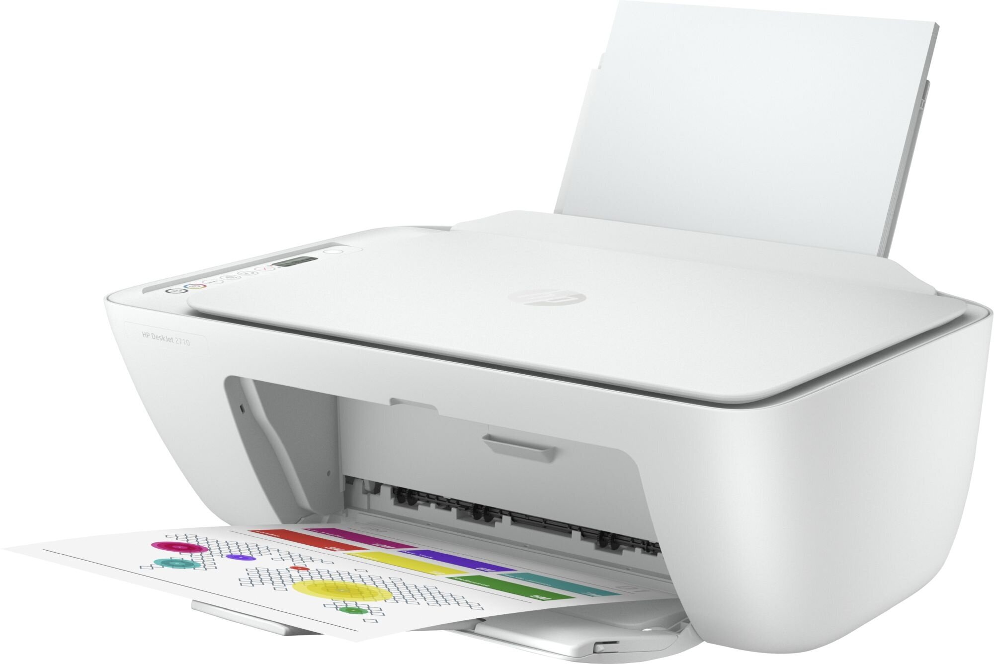 МФУ струйный HP DeskJet 2710, A4, цветной, струйный, белый [5ar83b] - фото №6