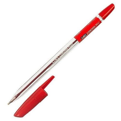 Ручка шариковая Linc Corona Plus (0.35мм, красный цвет чернил) 1шт. (3002N/red)