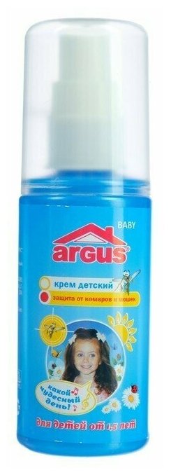 Argus Baby Крем от комаров 50 мл с дозатором - фотография № 4