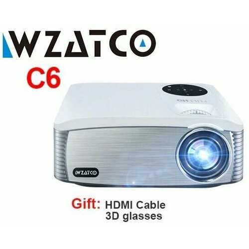 Новый светодиодный проектор WZATCO C6 Android 1920 Wi-Fi Full HD 3455000₽
