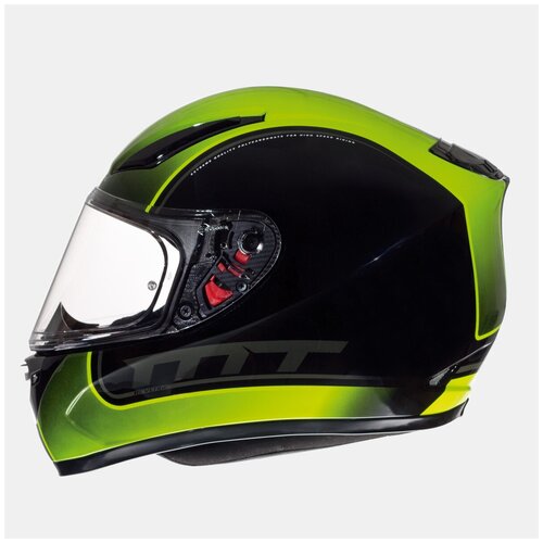 фото Шлем mt revenge binomy (l, black white fluo yellow) mt helmets