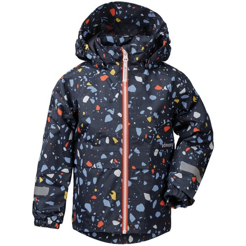 фото Куртка детская didriksons droppen pr kids jacket, камешки на синем, 503088 (размер: 120 )