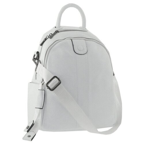 фото Рюкзак кожаный белый lmr 7628j lemoor