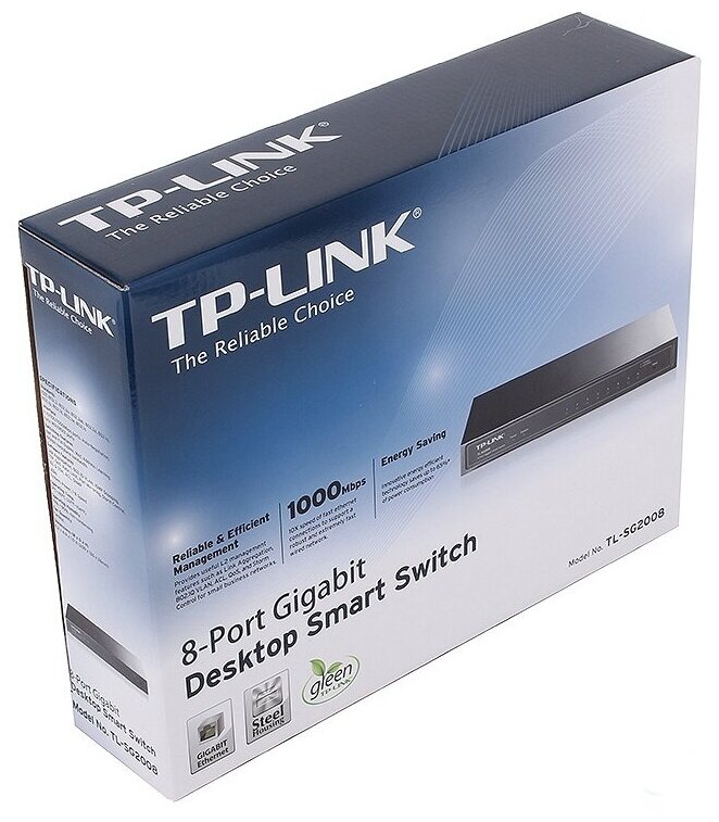 Коммутатор TP-Link TL-SG2008 - фото №2