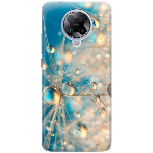 фото Re:pa накладка transparent для xiaomi poco f2 pro / redmi k30 pro с принтом "одуванчик в капельках"