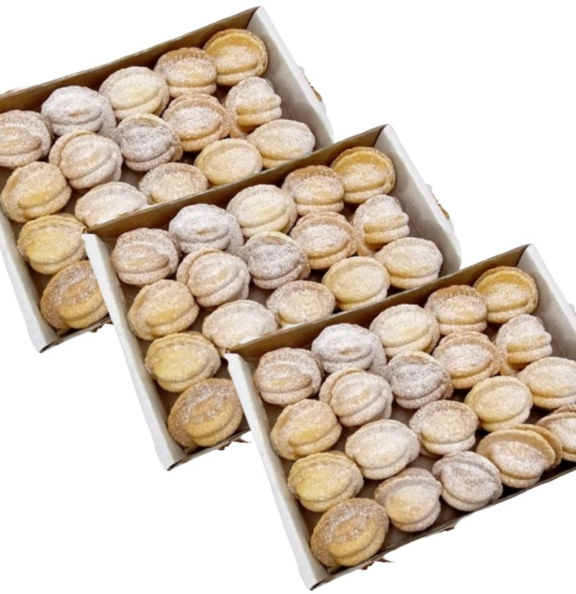 Печенье Кукусики Орешки со сгущенкой и грецким орехом 3 уп по 650 г - фотография № 8