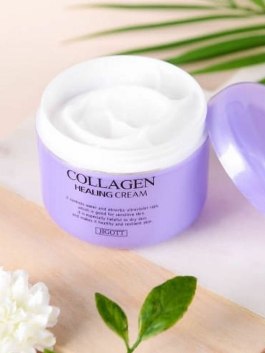 Крем для лица Jigott Collagen Healing Cream 100мл - фото №13