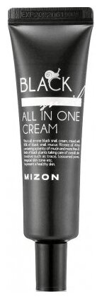 Mizon Black Snail All In One Cream Крем с муцином черной улитки, 35 мл.