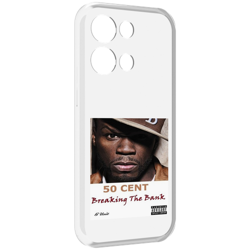 Чехол MyPads 50 Cent - Breaking The Bank для OPPO Reno8 Pro задняя-панель-накладка-бампер