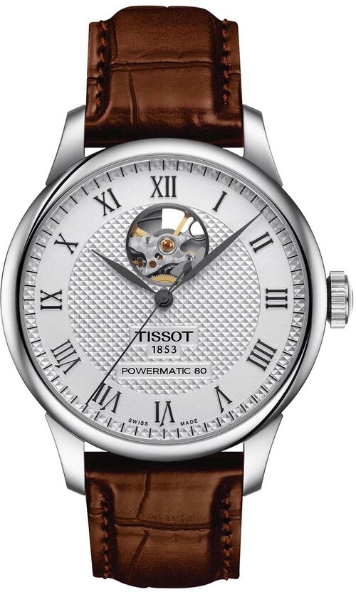 Наручные часы TISSOT, коричневый, белый