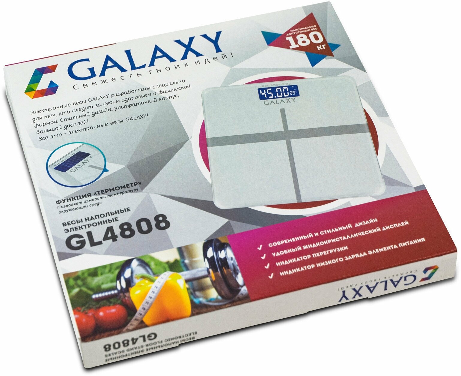 Весы напольные Galaxy GL 4808 электронные - фотография № 4