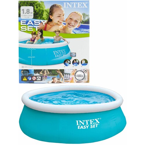 Круглый надувной бассейн Easy Set Intex