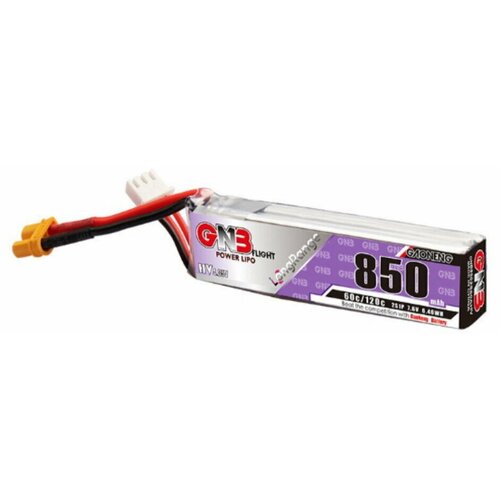 Аккумулятор GaoNeng GNB 2S 850 мАч 7,6 В 60C HV Lipo аккумулятор разъем XT30 для FPV