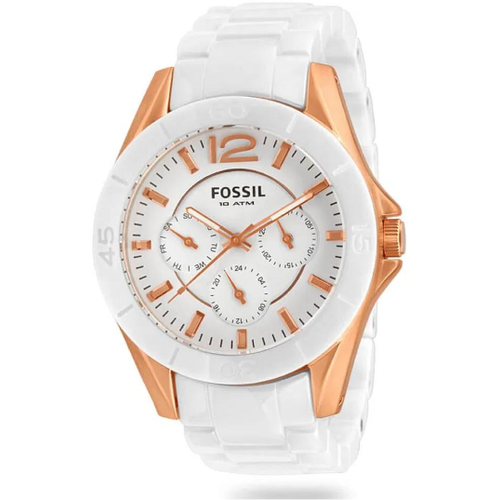 Наручные часы FOSSIL Fossil CE1006, белый, золотой