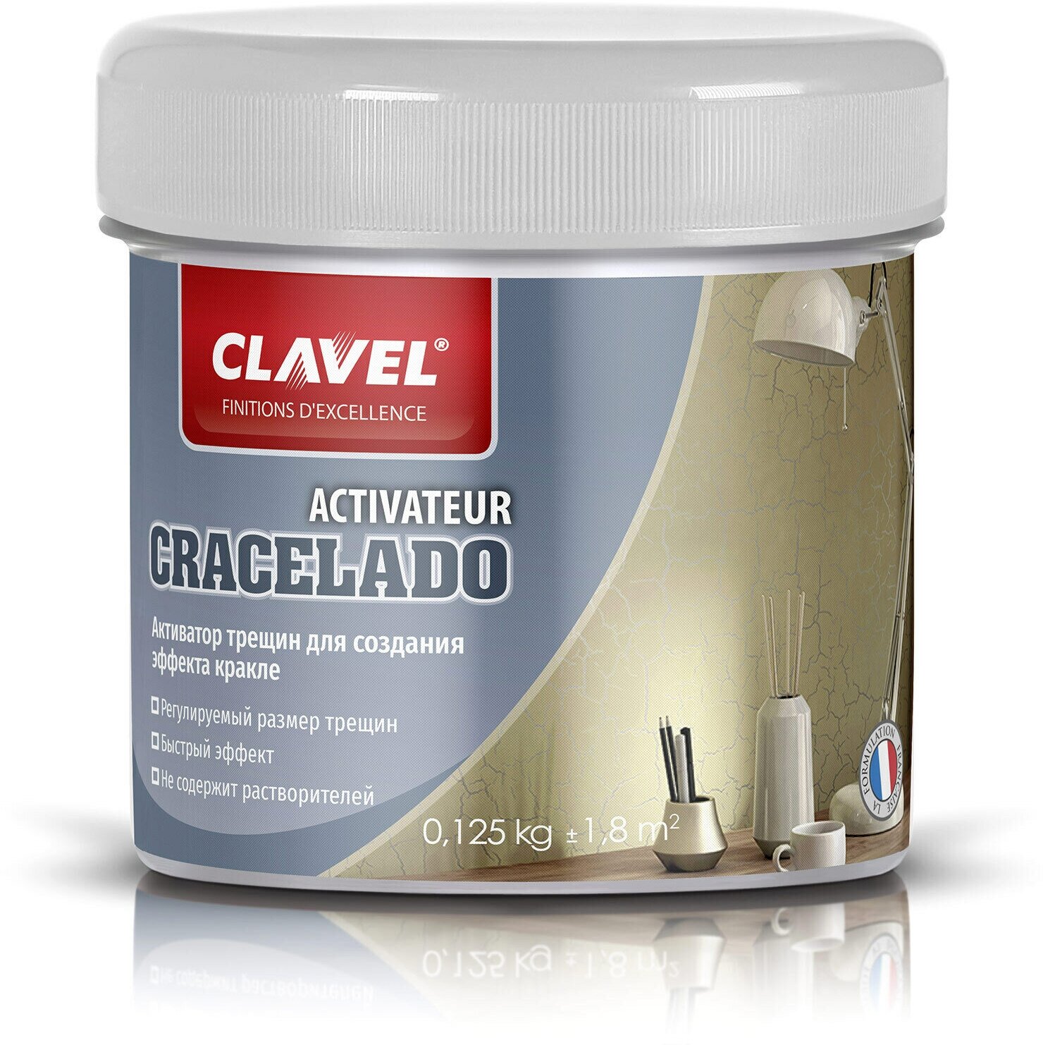 Активатор трещин Clavel Cracelado Activateur, 0,125 кг, бесцветный