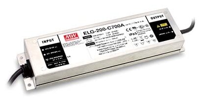 LED-драйвер Mean Well ELG-200-C700A-3Y AC-DC 200.2Вт