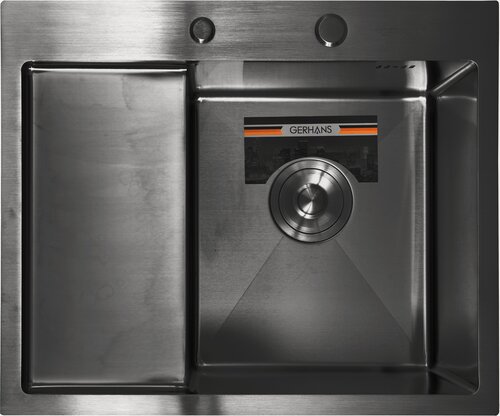 Изображение товара Кухонная мойка из нержавеющей стали GERHANS К35848 B-R с PVD покрытием