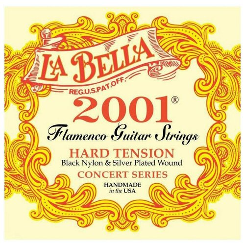 Струны для классической гитары LA BELLA 2001 Hard, .030-.044