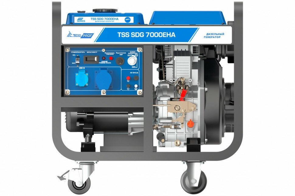 Дизельный генератор ТСС SDG 7000EHA, (7000 Вт) - фотография № 10