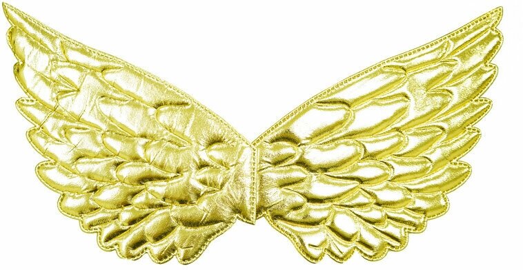 Крылья карнавальные "Ангел" Золото, украшение для праздника