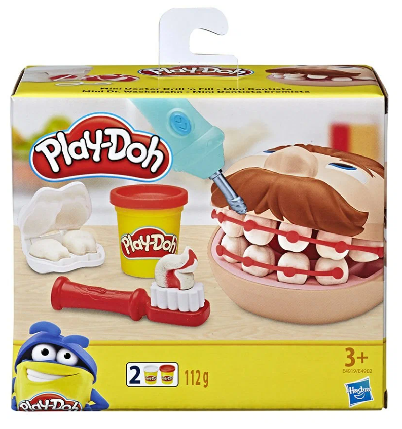 Play-Doh Игровой набор для лепки мини Зубастик E4902/E4919