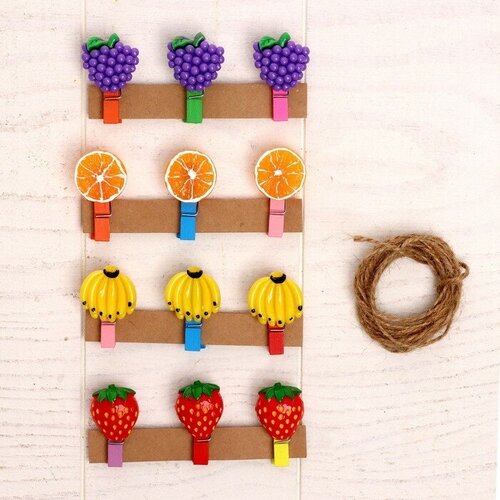 Набор для фото и декора Фрукты и ягоды 12 шт 560₽