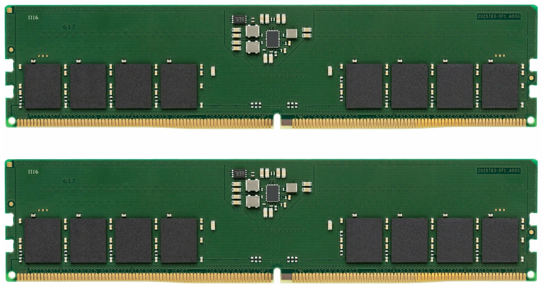 Оперативная память Kingston ValueRAM [KVR48U40BS8K2-32] 32 ГБ [DDR5, 16 ГБx2 шт, 4800 МГц, 40-39-39]