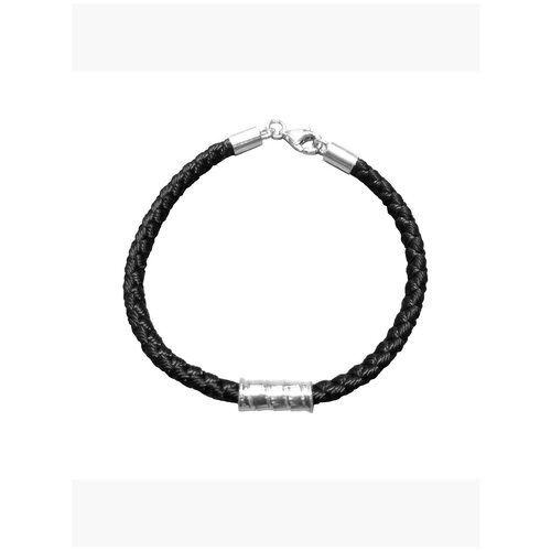 Браслет Малахит, серебро, 925 проба, металл, диаметр 5 см., длина 18 см.