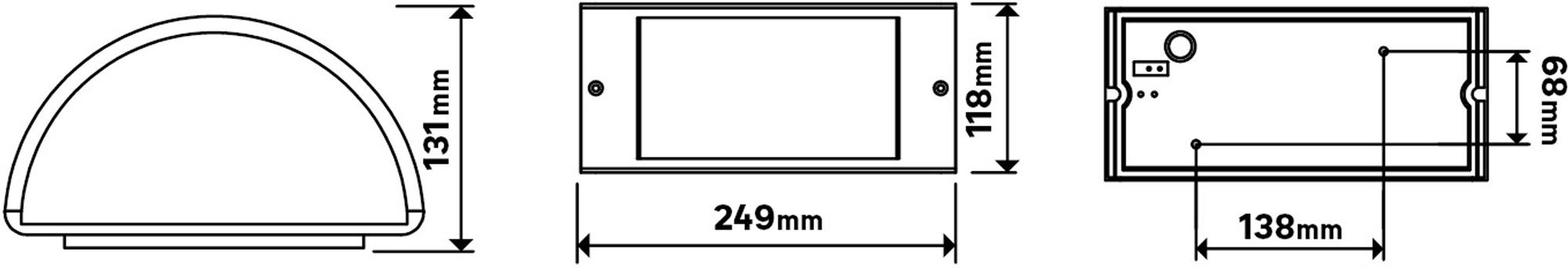 Светильник ЖКХ Inspire Silvia 60 Вт IP44 настенный, коричневый - фотография № 6
