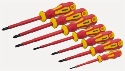 Изображение товара Набор отверток диэлектрических NHT-Оtd01-H7 (7 предметов) Navigator 82354