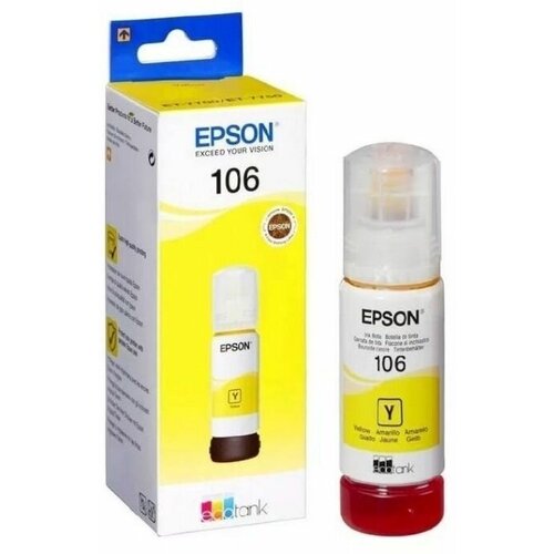 Чернила для заправки картриджей желтые EPSON 106 T00R440 YELLOW INK