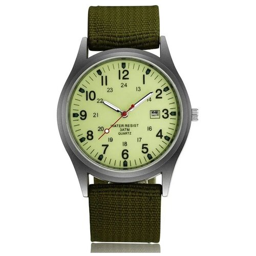 фото Кварцевые мужские тактические часы в армейском стиле warstock