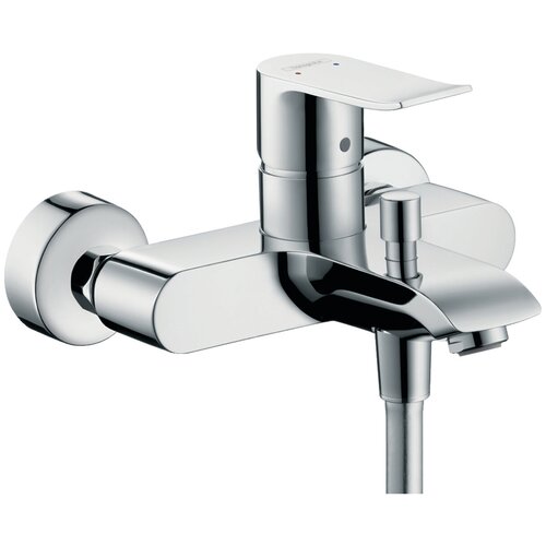 Смеситель Hansgrohe Metris 31480000 для ванны с душем душевой комплект hansgrohe metris 31480000 для ванны с душем