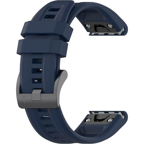 Ремешок на часы Garmin Fenix 7s, 6s, 5s / garmin Instinct 2s / 7s Sapphire Solar / 6s Pro, быстросъемный QuickFit 20 мм, синий