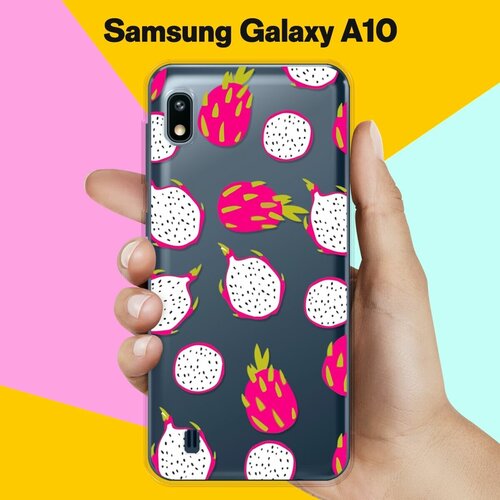 Силиконовый чехол Питайя на Samsung Galaxy A10 силиконовый чехол 8 корги на samsung galaxy a10