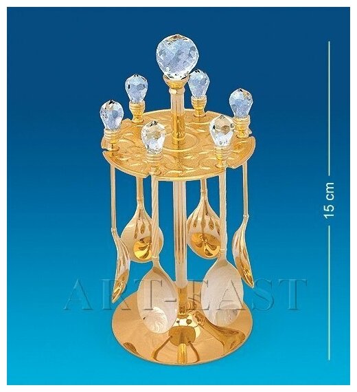 Набор десертных ложек на подставке (Юнион) AR-1336 113-602590