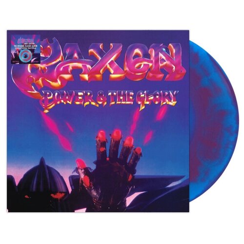 Saxon - Power  & The Glory, 1xLP, Blue/Purple Swirl LP