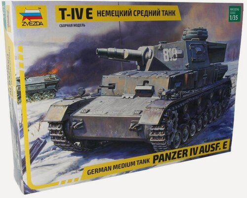 Изображение товара ZVEZDA 3641Немецкий танк Т-IV E 1/35 сборная модель для коллекции и музея