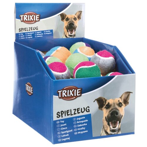 TRIXIE Набор теннисных мячей для собак, текстиль ф6,4см*36шт шт